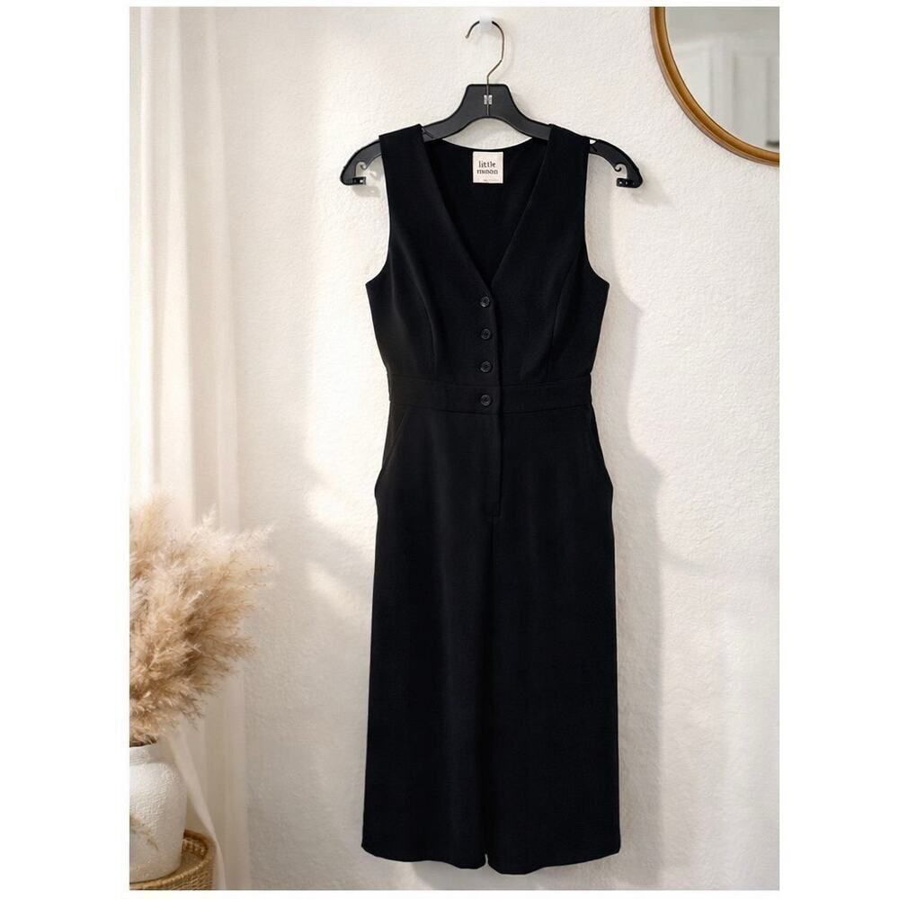 Aritzia Little moon black jumpsuit size 4